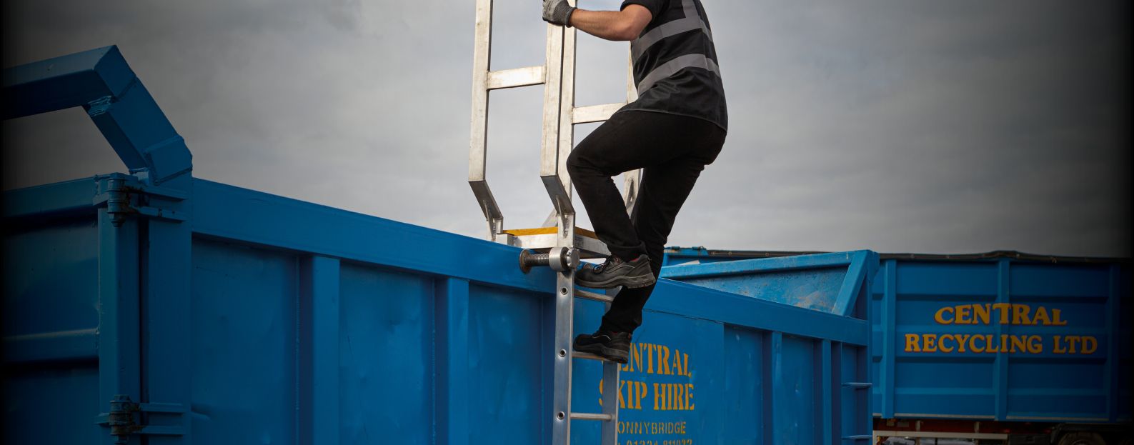 Aluminium Container Access Ladder